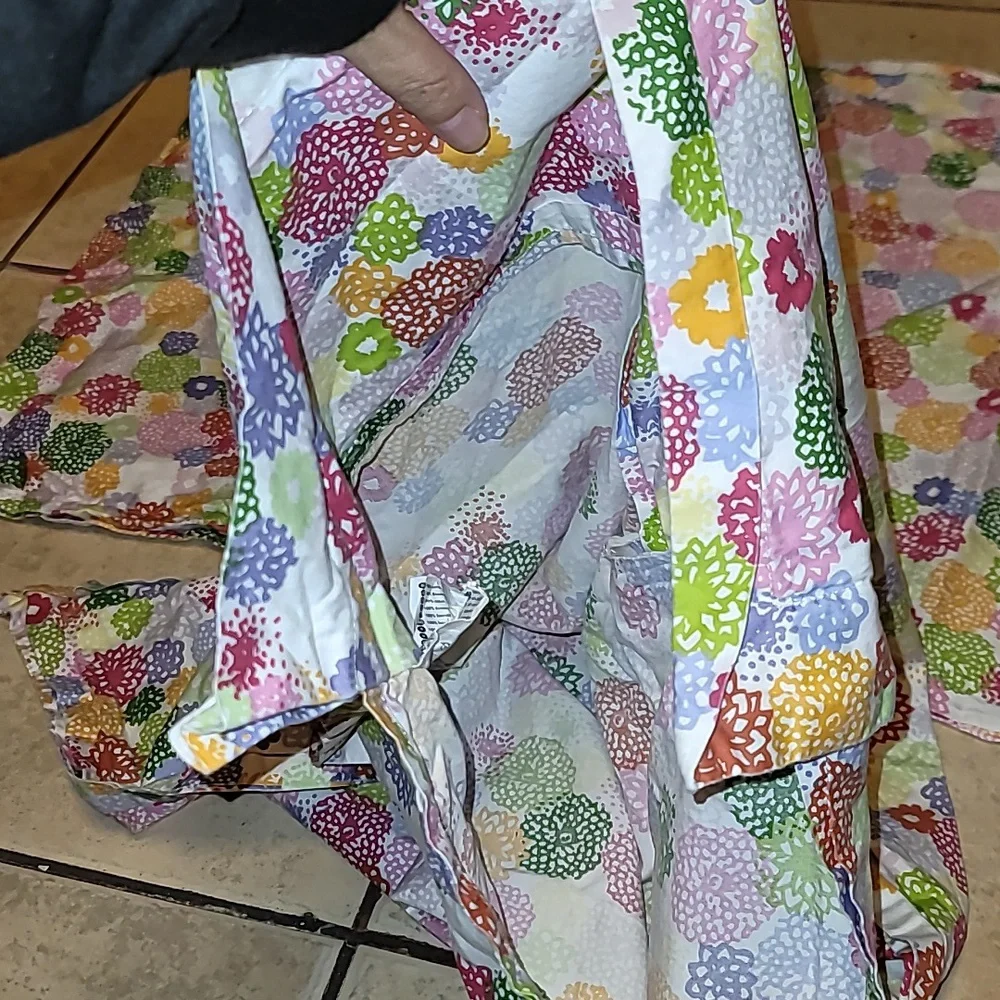 Ikea renate slinga pillow cases 100% cotton floral multicolored 2pc